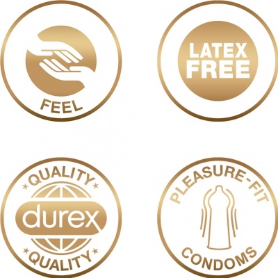 Durex Nude - (No Latex) Condooms (10 stuks 3+1 )
