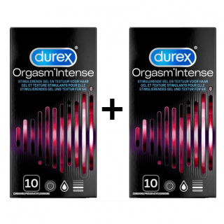Durex Orgasm' Intense Condooms (1+1 GRATIS)