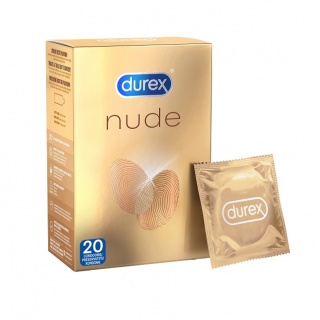Durex Nude Condooms Extra Dun huid-op-huid gevoel (latex) (20 stuks)