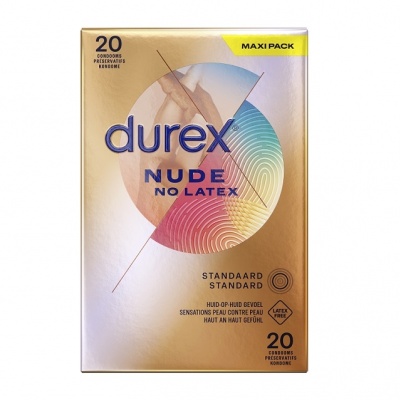Durex Nude - Latexvrij Condooms voor huid-op-huid gevoel (80st. + 20st GRATIS)