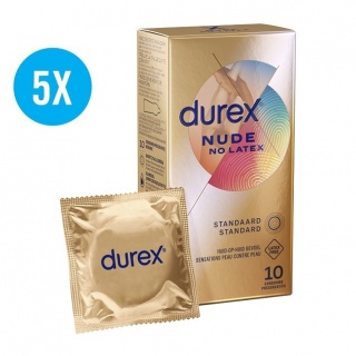 Durex Nude - Latexvrij Condooms voor huid-op-huid gevoel (40st. + 10st GRATIS)