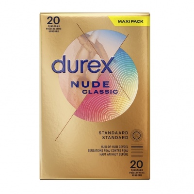 Durex Nude Classic Condooms (latex) (10 stuks)