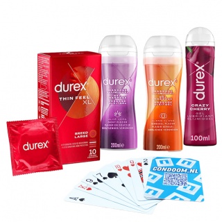 Durex Zomerpakket XL + gratis speelkaarten (XL)
