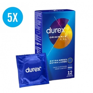 Durex Originals XXL condooms 60mm (48st. + 12st. GRATIS)