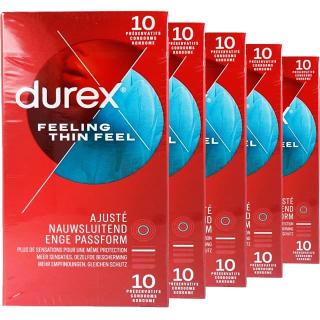  Durex Feeling Thin Feel Condooms Nauwsluitend &mdash; 50 stuks