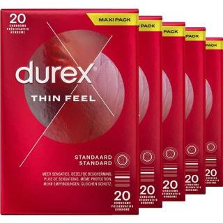 Durex Thin Feel Condooms Maxi Pack &mdash; 80st +20st GRATIS