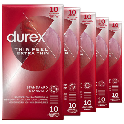 Durex Thin Feel Extra Thin Condooms (40st. + 10st. GRATIS)