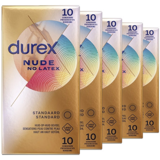 Durex Nude - Latexvrij Condooms voor huid-op-huid gevoel — 40st. + 10st GRATIS