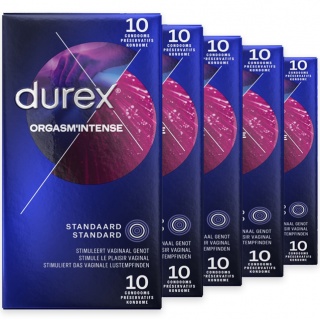 Durex Orgasm' Intense Condooms — 40st. + 10st. GRATIS