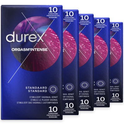 Durex Orgasm' Intense Condooms (40st. + 10st. GRATIS)