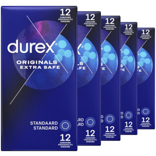 Durex Originals Extra Safe Condooms — 48st + 12st. GRATIS