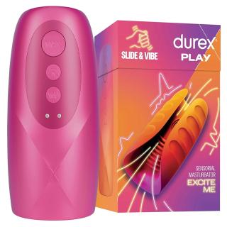 Durex Play Slide & Vibe — masturbator vibrator
