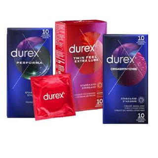Durex Combinatiepakket + Gratis 100ml Glijmiddel — 30 stuks  