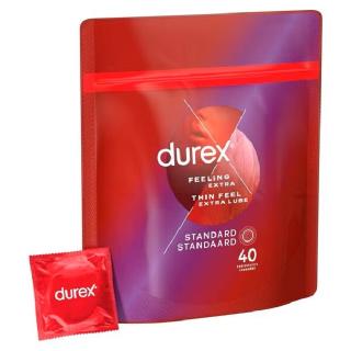 Durex Feel Thin Extra lube Condooms — 40 stuks