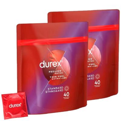 Durex Feel Thin Extra lube Condooms (80 stuks )