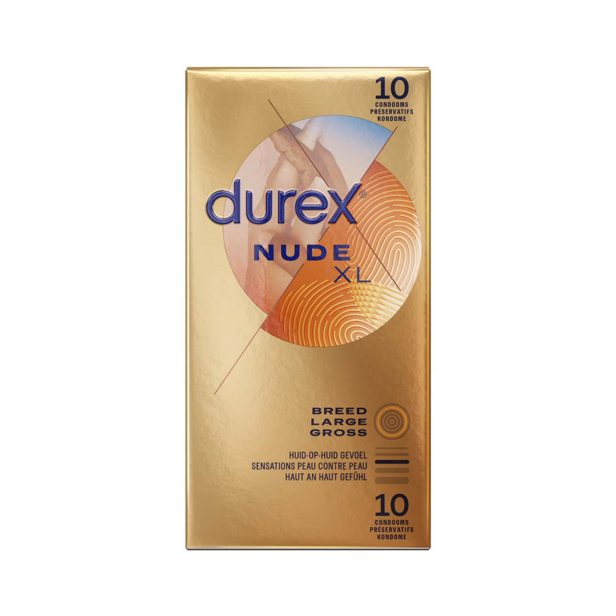 Durex Nude XL Condooms huid-op-huid Gevoel Extra Dun 60mm