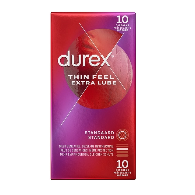 Durex Feel Thin Extra lube Condooms